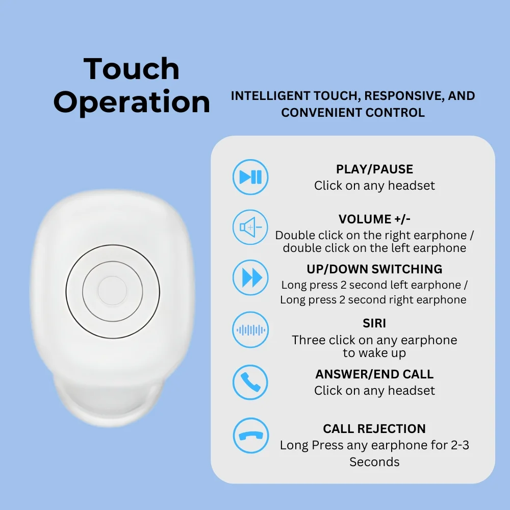 DUDAO U17S Wireless Bluetooth 5.1 Headphones Earphones Mini Earbuds In-ear DUDAO U17S Wireless Bluetooth 5.1 Headphones Earphones Mini Earbuds In-ear