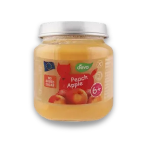 Deva Peach & Apple 6m+ 125g